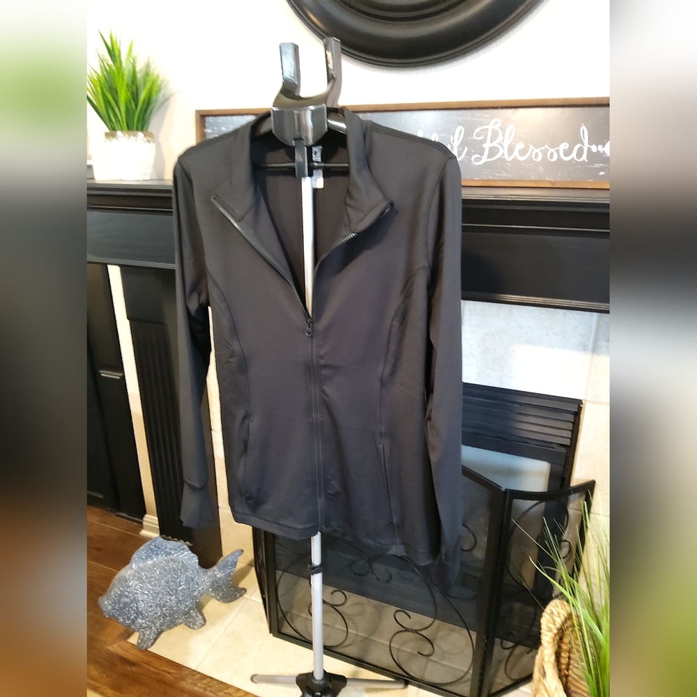Velocity Ladies Black Activewear Jacket - Picture 2 of 10